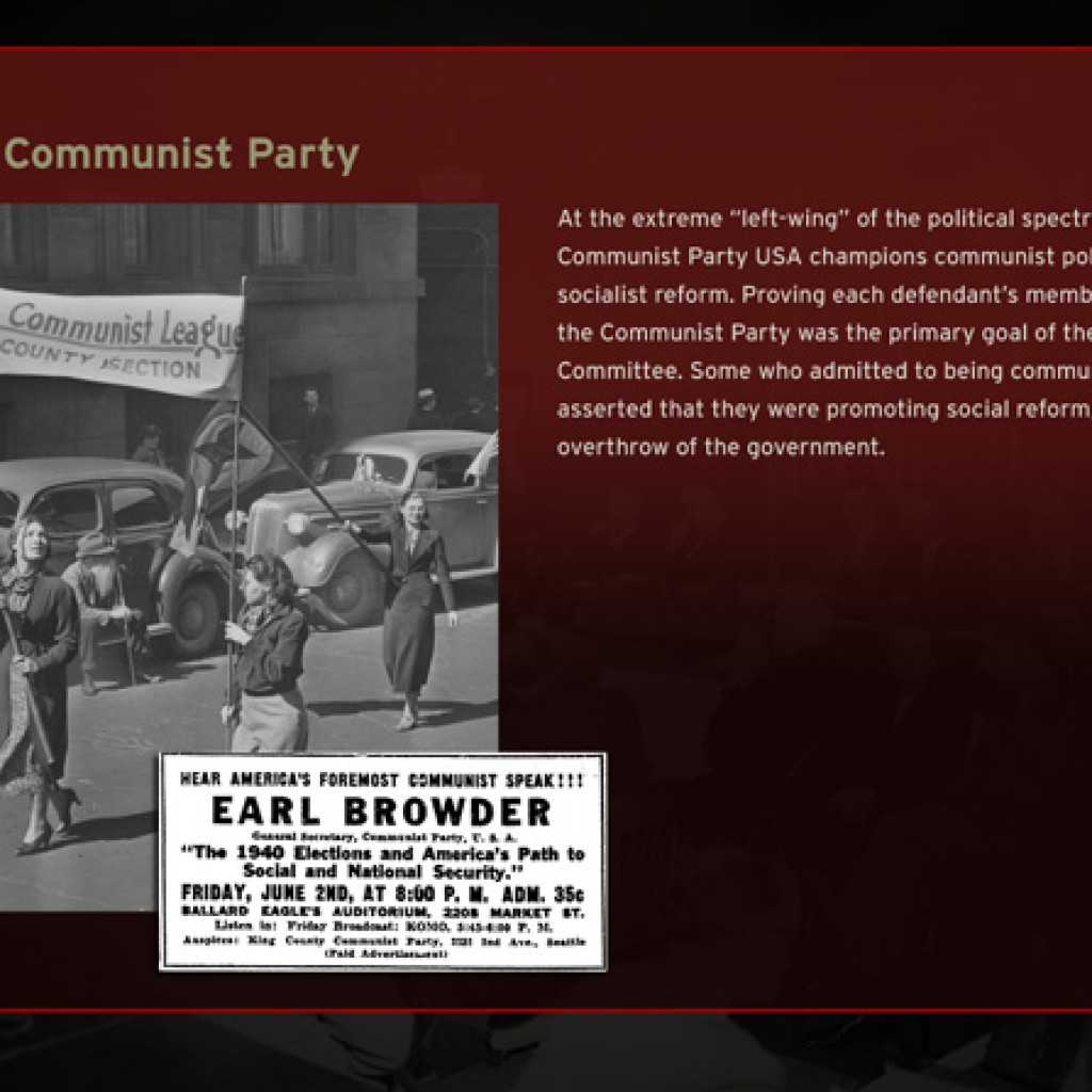&ldquo;Profiling the Enemy: The Canwell Hearings&rdquo;